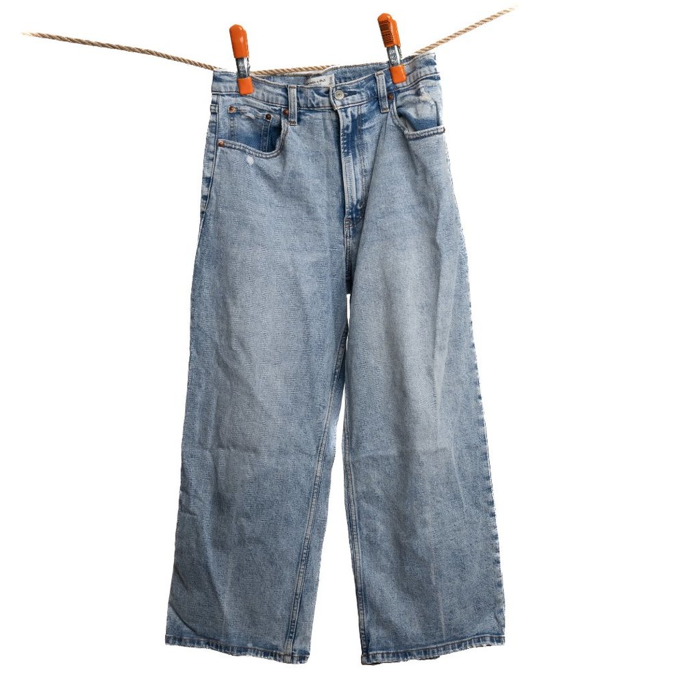 Abercrombie & Fitch The Crop Wide Leg Ultra High Rise